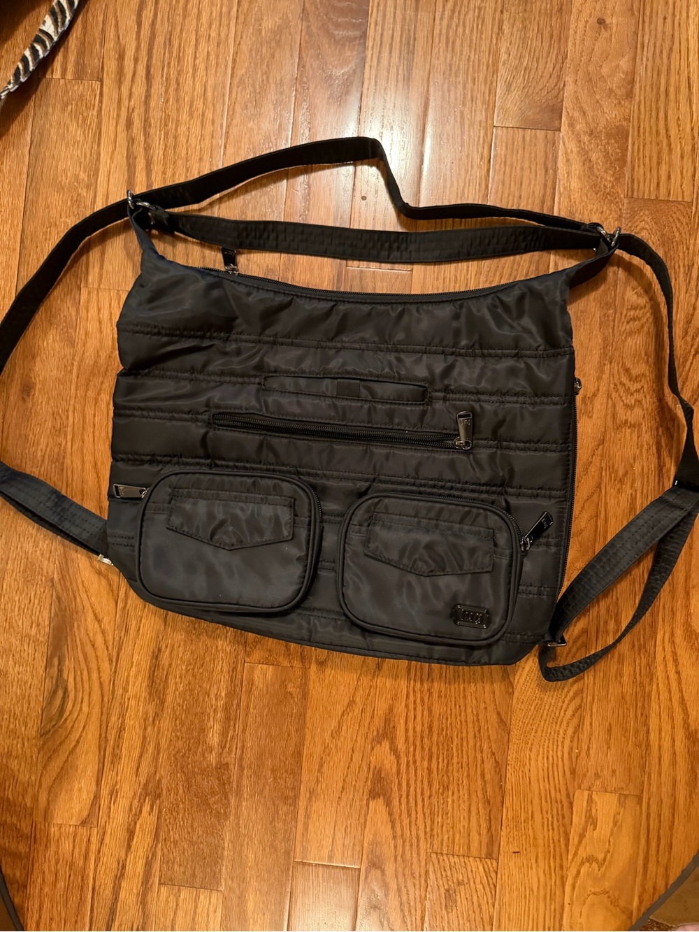 Lug Zipliner Convertible Bag in Black